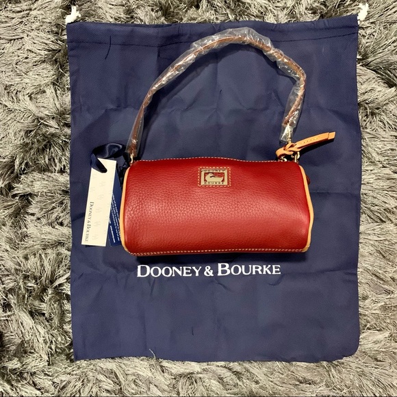 Dooney & Bourke Handbags - Dooney & Bourke Mini Barrel Bag Cranberry